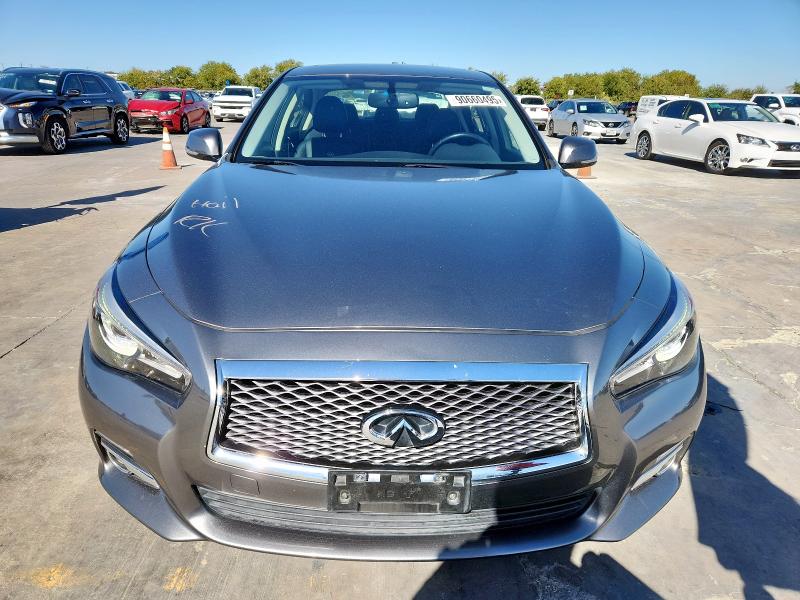 JN1BV7AP7EM670579 - 2014 INFINITI Q50 BASE GRAY photo 5