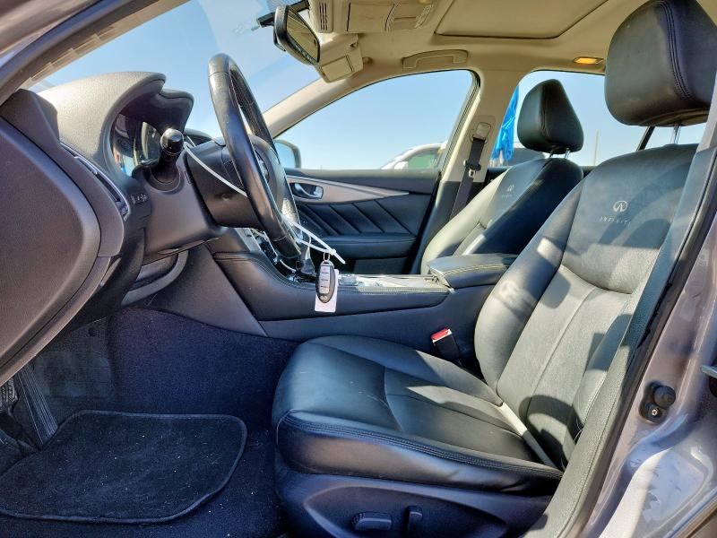 JN1BV7AP7EM670579 - 2014 INFINITI Q50 BASE GRAY photo 7