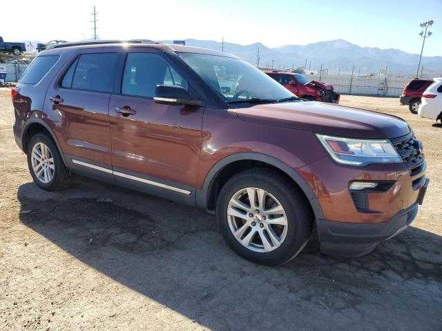 1FM5K8D87JGC15460 - 2018 FORD EXPLORER XLT 栗色 照片 4
