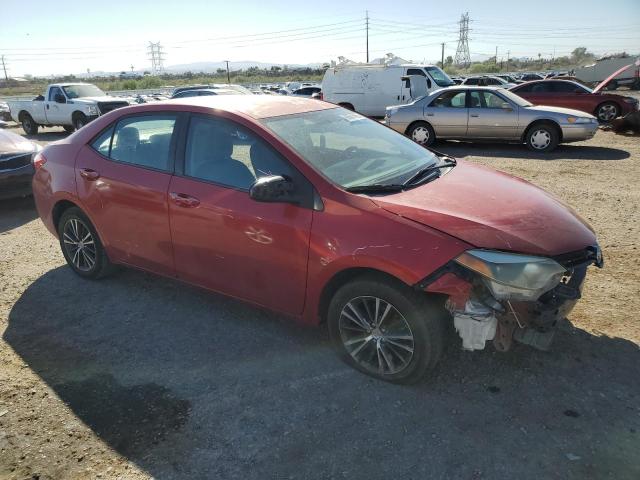 5YFBURHE7GP502408 - 2016 TOYOTA COROLLA L RED photo 4
