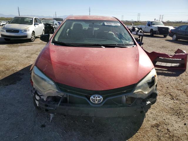 5YFBURHE7GP502408 - 2016 TOYOTA COROLLA L RED photo 5