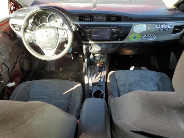 5YFBURHE7GP502408 - 2016 TOYOTA COROLLA L RED photo 8