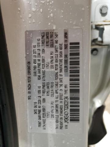 JM3KE4CY7G0803134 - 2016 MAZDA CX-5 TOURING WHITE photo 13