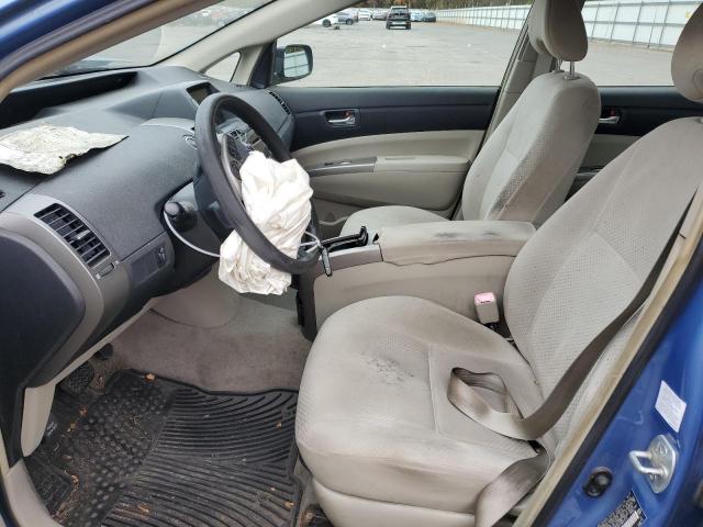 JTDKB20U677681512 - 2007 TOYOTA PRIUS BLUE photo 7