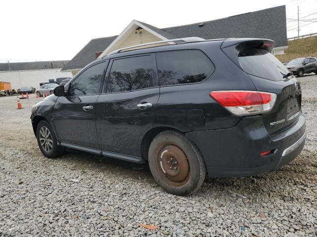 5N1AR2MM8FC624022 - 2015 NISSAN PATHFINDER S BLACK photo 2