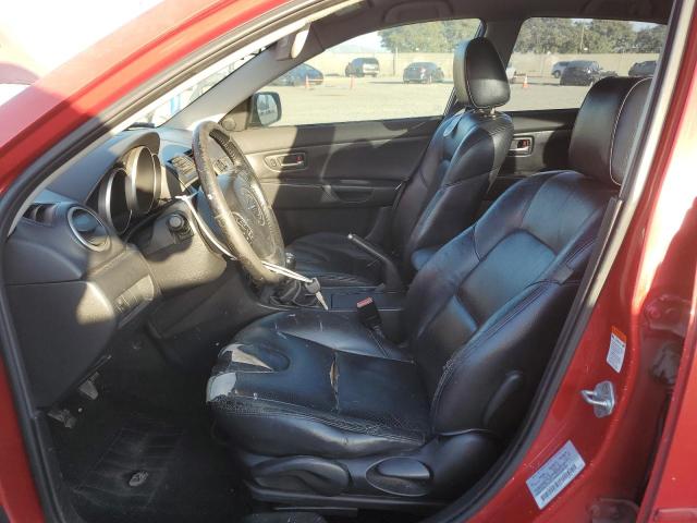 JM1BK343851227172 - 2005 MAZDA 3 HATCHBACK RED photo 7