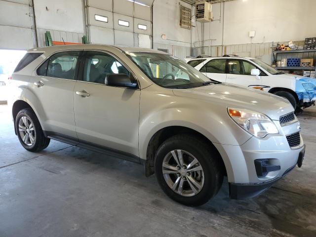 2GNFLCEK9D6422107 - 2013 CHEVROLET EQUINOX LS SILVER photo 4