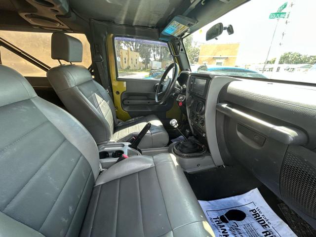 1J4FA24138L627219 - 2008 JEEP WRANGLER X GREEN photo 5