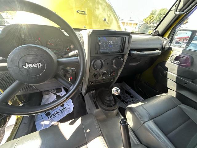 1J4FA24138L627219 - 2008 JEEP WRANGLER X GREEN photo 9