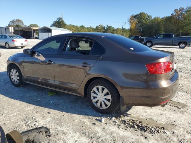 3VW2K7AJ3DM271881 - 2013 VOLKSWAGEN JETTA BASE BROWN photo 2