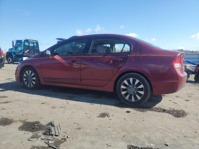 2HGFA1F96AH511827 - 2010 HONDA CIVIC EXL RED photo 2