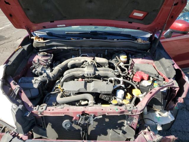 JF2SJAFC4FH473781 - 2015 SUBARU FORESTER 2.5I PREMIUM 红色 照片 11