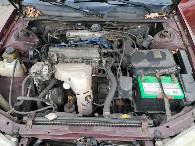 4T1BG22K0YU666905 - 2000 TOYOTA CAMRY CE ბურგუნდია ფოტო 11