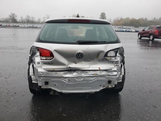 WVWMM7AJ5CW295071 - 2012 VOLKSWAGEN GOLF SILVER photo 6