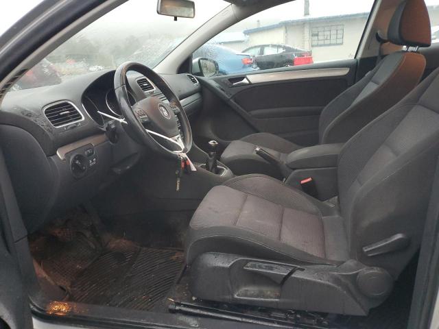 WVWMM7AJ5CW295071 - 2012 VOLKSWAGEN GOLF SILVER photo 7