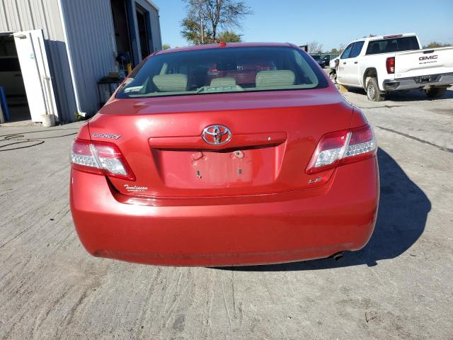 4T4BF3EK7BR216279 - 2011 TOYOTA CAMRY BASE RED photo 6