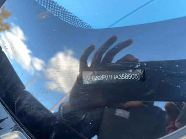 SALGS2FV1HA358505 - 2017 LAND ROVER RANGE ROVE HSE BURGUNDY photo 10