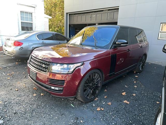SALGS2FV1HA358505 - 2017 LAND ROVER RANGE ROVE HSE BURGUNDY photo 2