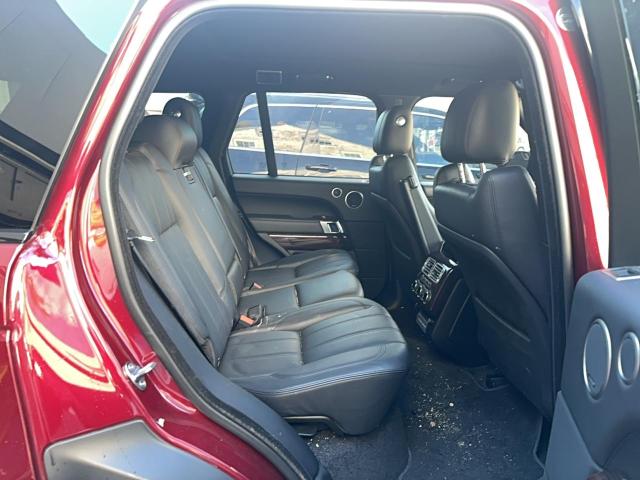 SALGS2FV1HA358505 - 2017 LAND ROVER RANGE ROVE HSE BURGUNDY photo 6