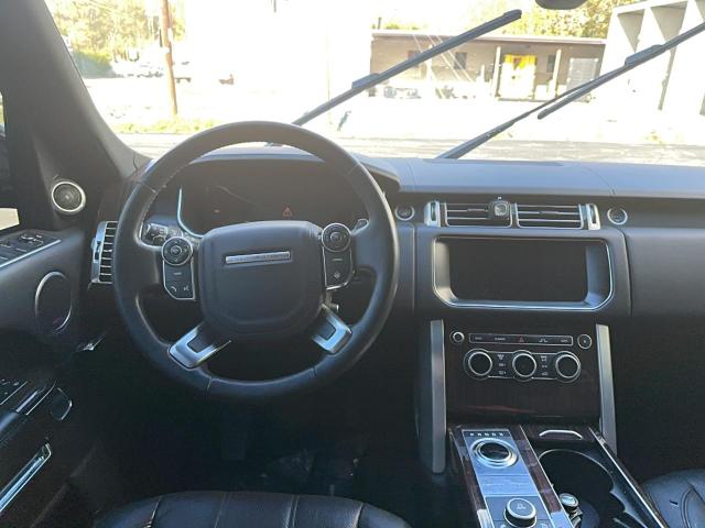 SALGS2FV1HA358505 - 2017 LAND ROVER RANGE ROVE HSE BURGUNDY photo 9