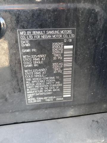 KNMAT2MT1KP523887 - 2019 NISSAN ROGUE S BLACK photo 13