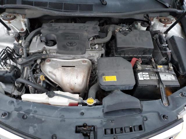 4T4BF1FK7CR204413 - 2012 TOYOTA CAMRY BASE SILVER photo 11