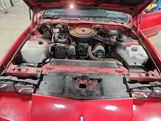 1G1FP21E0KL160241 - 1989 CHEVROLET CAMARO RED photo 11