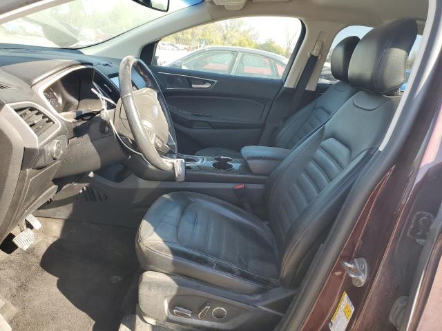 2FMPK4J97JBC31339 - 2018 FORD EDGE SEL 栗色 照片 7