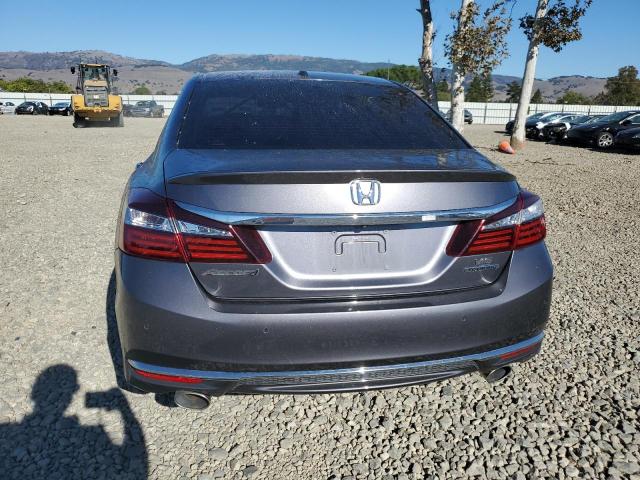 1HGCR3F96HA030282 - 2017 HONDA ACCORD TOURING GRAY photo 6
