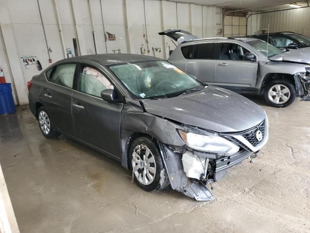 3N1AB7AP9KY246012 - 2019 NISSAN SENTRA S GRAY photo 4