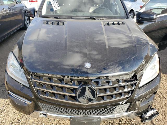 4JGDA5HB5CA021325 - 2012 MERCEDES-BENZ ML 350 4MATIC BLACK photo 11