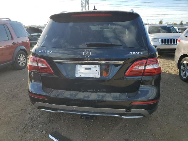 4JGDA5HB5CA021325 - 2012 MERCEDES-BENZ ML 350 4MATIC BLACK photo 6