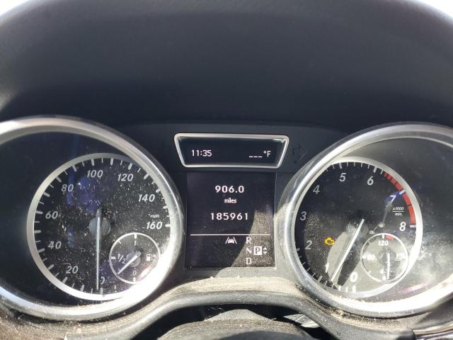 4JGDA5HB5CA021325 - 2012 MERCEDES-BENZ ML 350 4MATIC BLACK photo 9