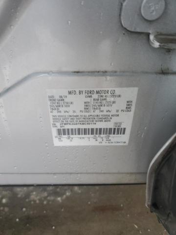 2FMPK3G97KBC50119 - 2019 FORD EDGE SE ვერცხლისფერი ფოტო 13