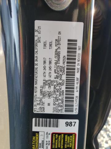 3TMLB5JN0SM118404 - 2025 TOYOTA TACOMA DOUBLE CAB 灰色 照片 13