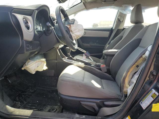 5YFBURHE1JP845089 - 2018 TOYOTA COROLLA L BLACK photo 7