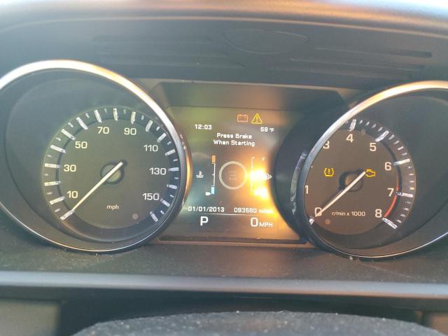 SALWR2VF2FA522326 - 2015 LAND ROVER RANGE ROVE HSE GRAY photo 9