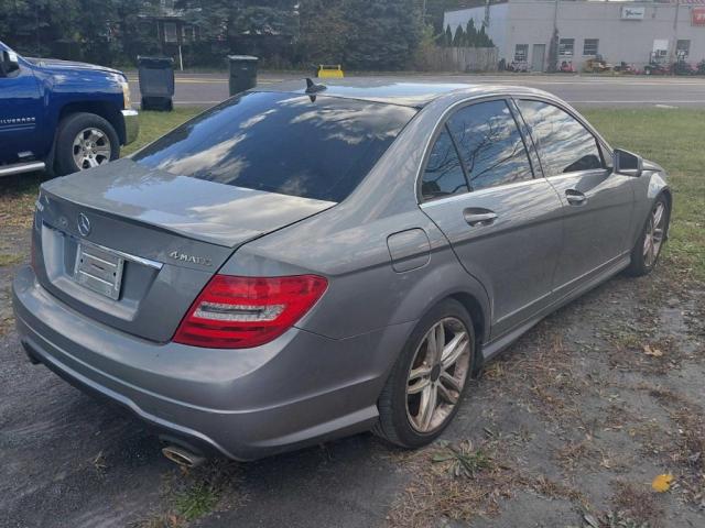 WDDGF8BB1CR230999 - 2012 MERCEDES-BENZ C 300 4MATIC GRAY photo 4
