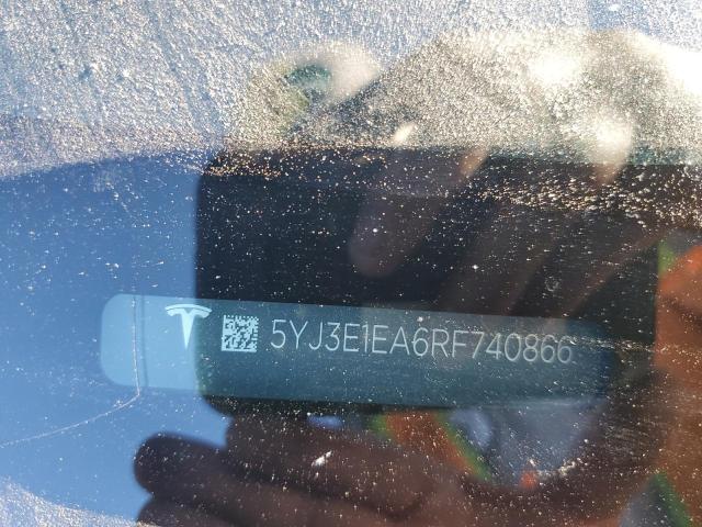 5YJ3E1EA6RF740866 - 2024 TESLA MODEL 3 石墨色 照片 12