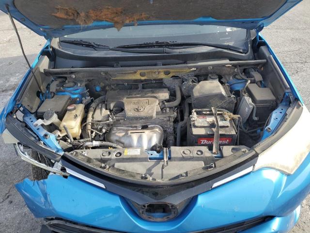 JTMZFREV6GD083130 - 2016 TOYOTA RAV4 LE 蓝色 照片 12