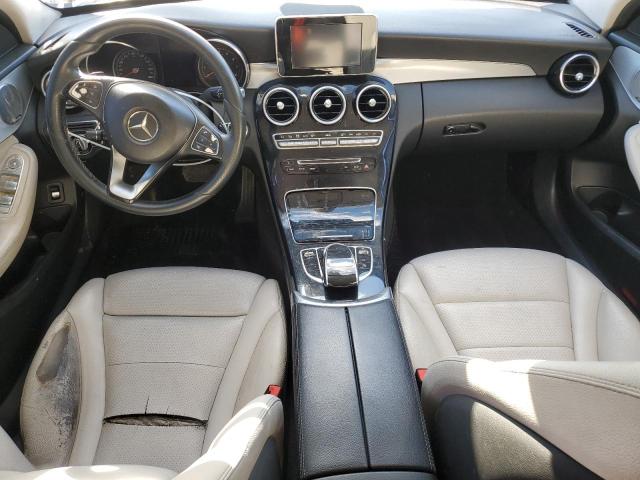 55SWF4KB0FU035337 - 2015 MERCEDES-BENZ C 300 4MATIC BLACK photo 8