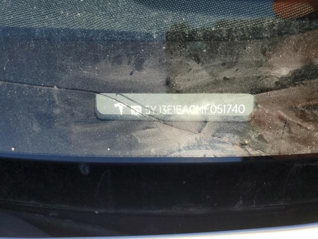 5YJ3E1EA0MF051740 - 2021 TESLA MODEL 3 WHITE photo 12