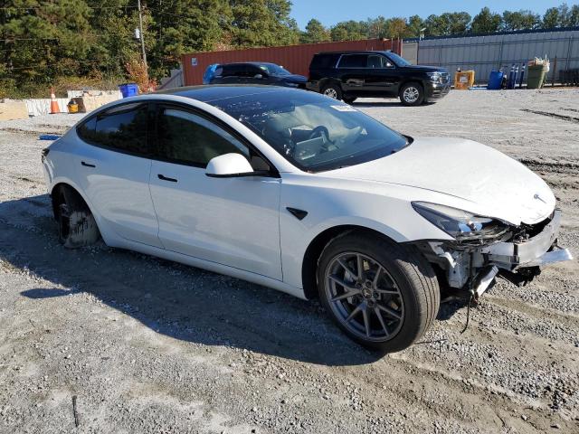 5YJ3E1EA0MF051740 - 2021 TESLA MODEL 3 WHITE photo 4