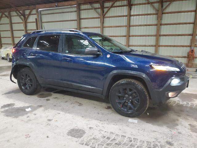 1C4PJMBX6JD541948 - 2018 JEEP CHEROKEE TRAILHAWK BLUE photo 4