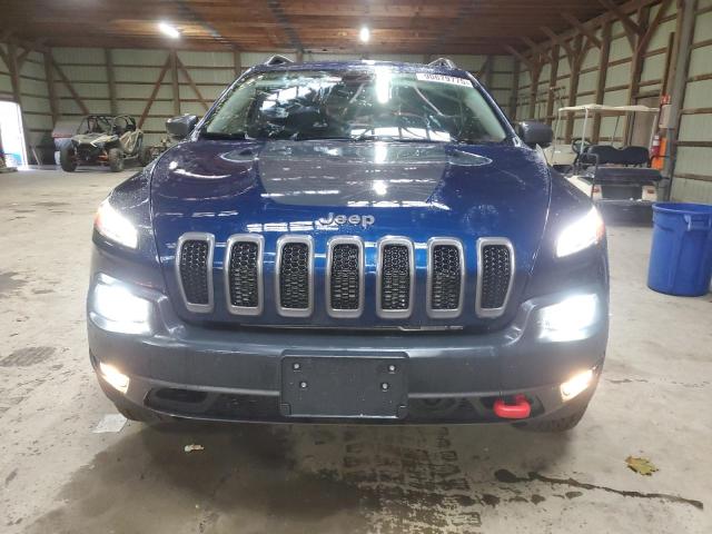 1C4PJMBX6JD541948 - 2018 JEEP CHEROKEE TRAILHAWK BLUE photo 5