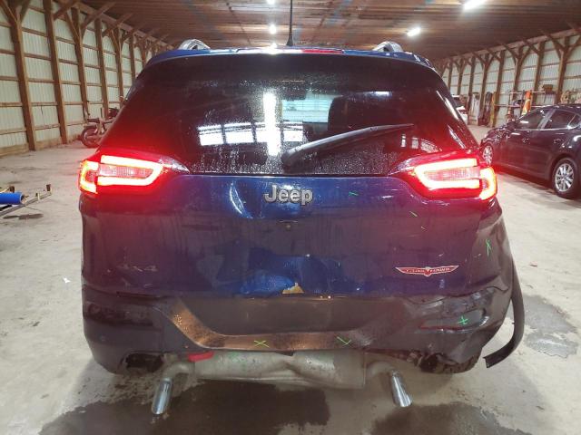 1C4PJMBX6JD541948 - 2018 JEEP CHEROKEE TRAILHAWK BLUE photo 6