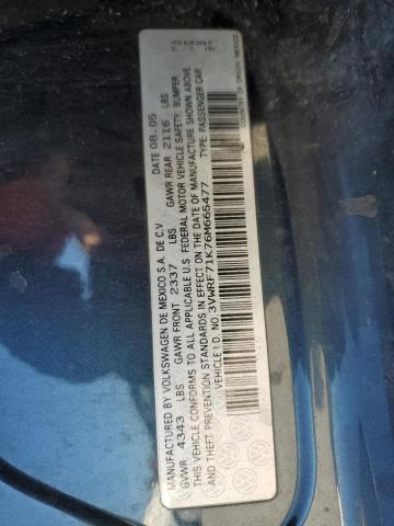 3VWRF71K76M665477 - 2006 VOLKSWAGEN JETTA 2.5 蓝色 照片 12