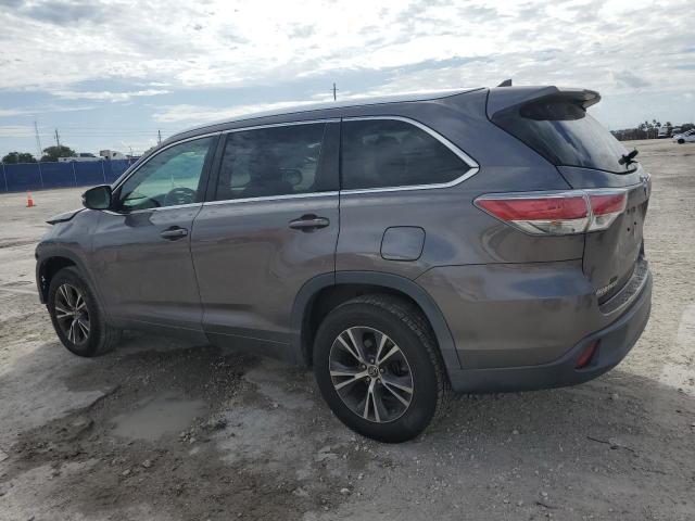5TDKKRFH1GS503340 - 2016 TOYOTA HIGHLANDER XLE Сұр фото 2