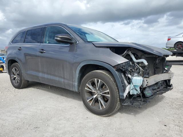 5TDKKRFH1GS503340 - 2016 TOYOTA HIGHLANDER XLE Сұр фото 4