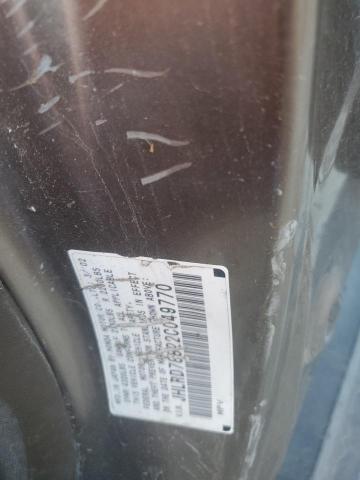 JHLRD78822C049770 - 2002 HONDA CR-V EX TAN photo 13